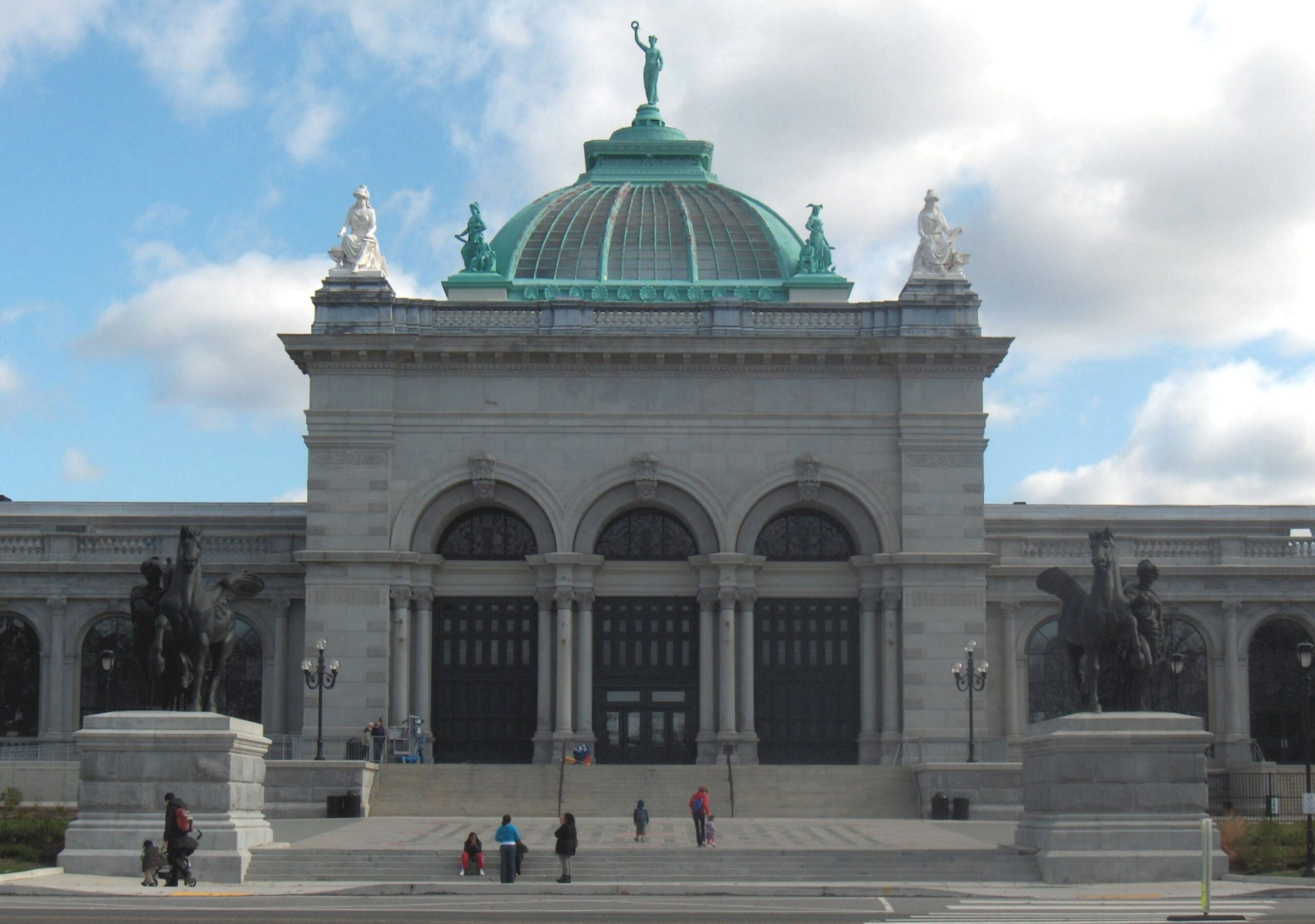 Exterior of Memorial Hall in Philadelphia's Fairmount Park.